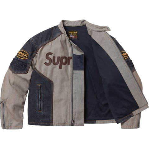 Supreme Supreme®/Vanson Leathers® Cordura® Cotton Jacket - Denim