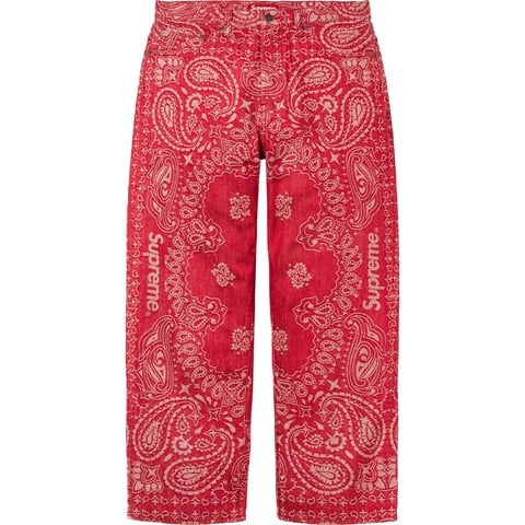 Bandana Jacquard Baggy Jean - spring/summer 2025 - Supreme