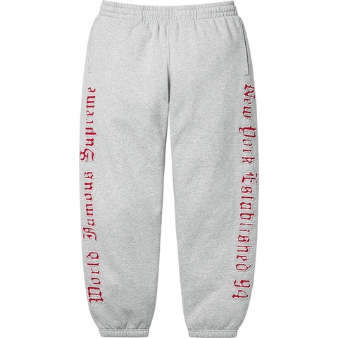 Contrast Cutout Sweatpant - spring/summer 2025 - Supreme