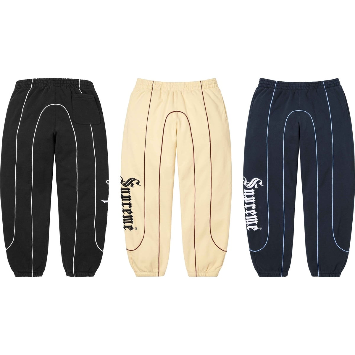 Curve Piping Sweatpant - spring/summer 2025 - Supreme