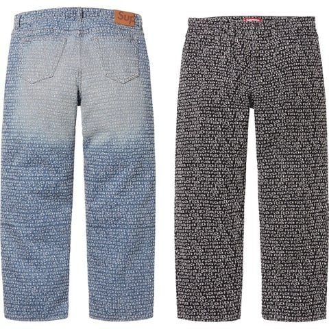 Fuck Stitch Loose Fit Jean - spring/summer 2025 - Supreme