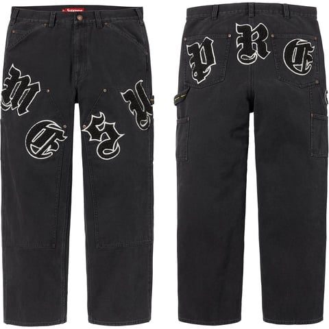 Old English Canvas Double Knee Painter Pant - Supreme