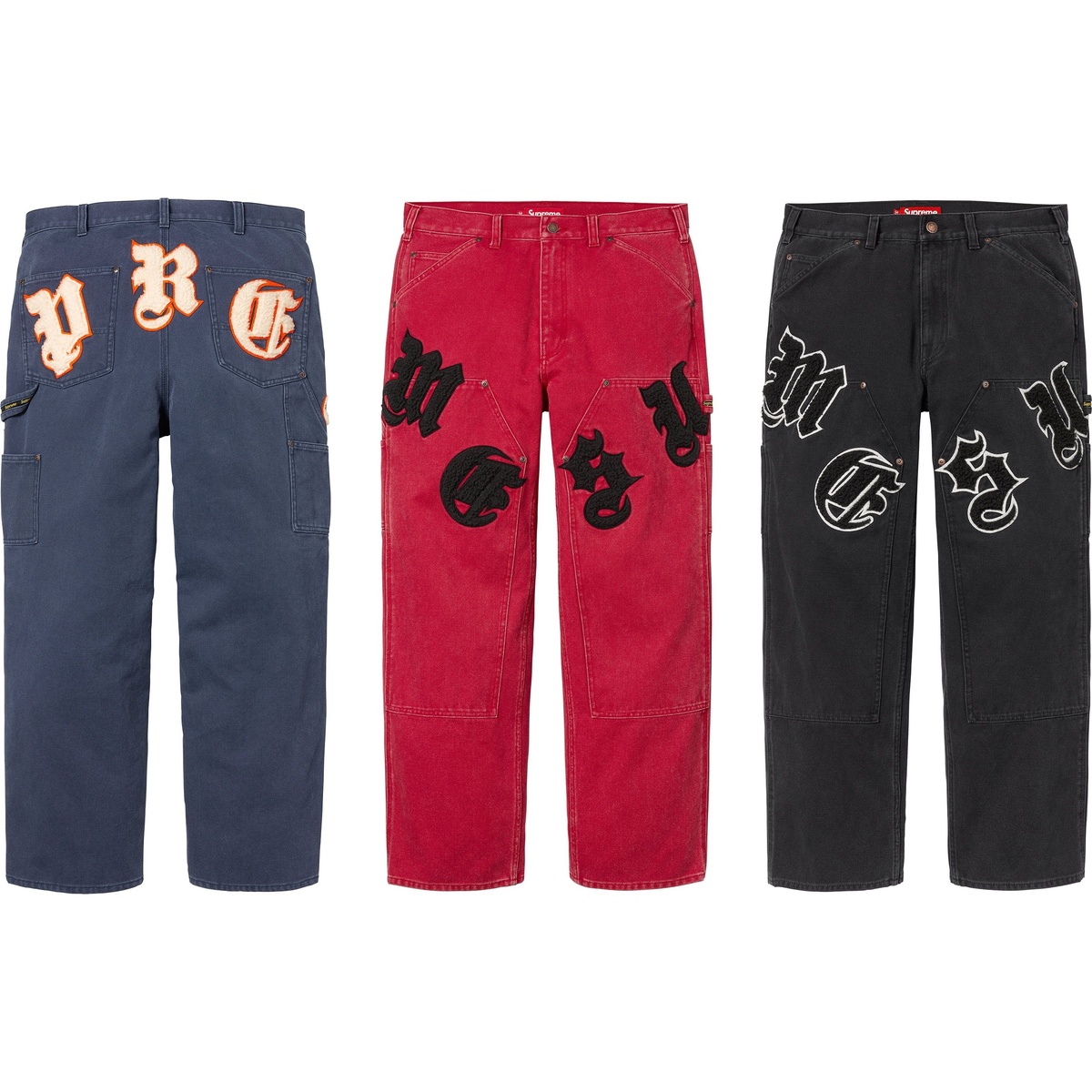 Old English Canvas Double Knee Painter Pant - Supreme