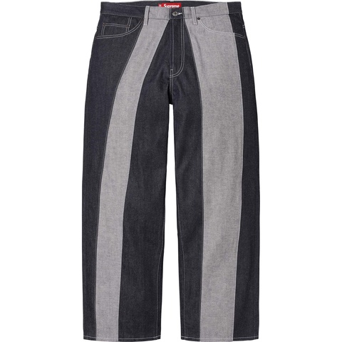 パンツ Supreme 25ss Paneled Stripe Baggy Jean Paneled Stripe Baggy Jean - spring/summer 2025 - Supreme