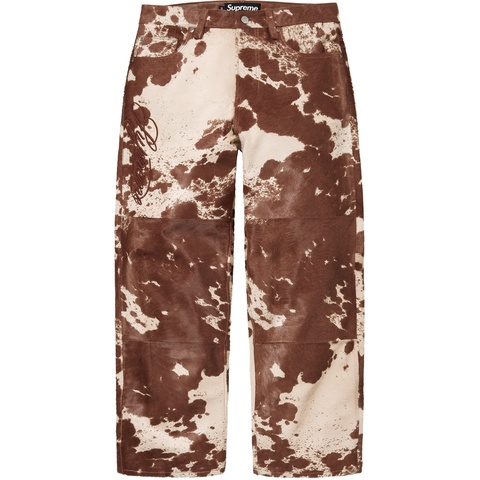 Supreme Ponyhair Loose Fit 5-Pocket Jean - Cow