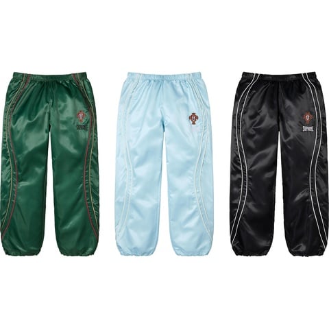 パンツ Supreme Satin Hooded Track pants Supreme Satin Track Pant Black Men's - SS24 - US