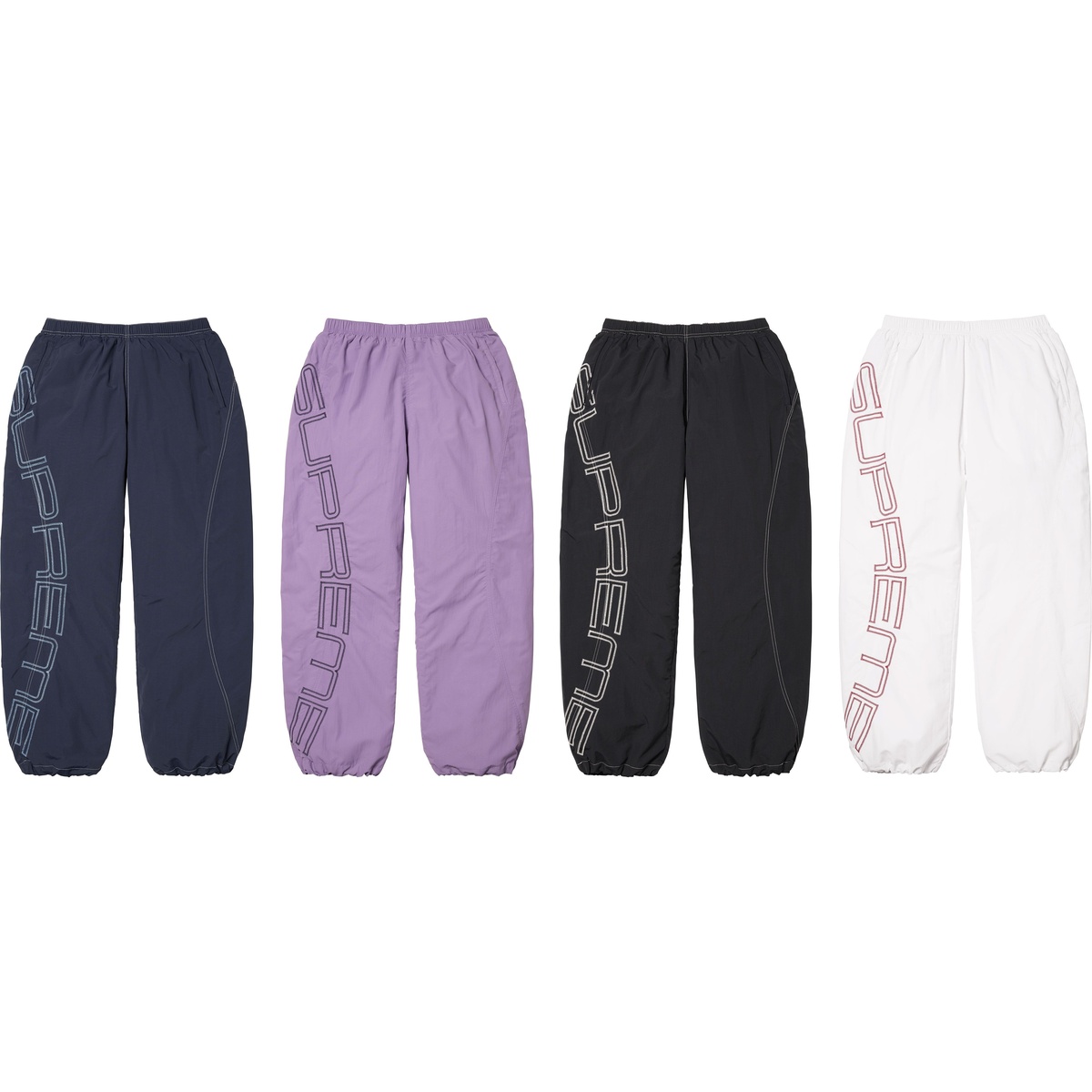 Spellout Embroidered Track Pant - SupremeCommunity
