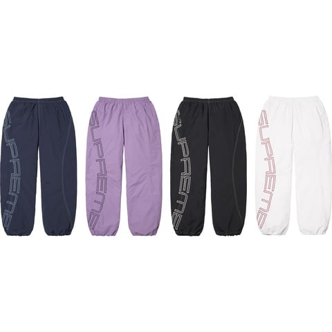 Spellout Embroidered Track Pant - Supreme