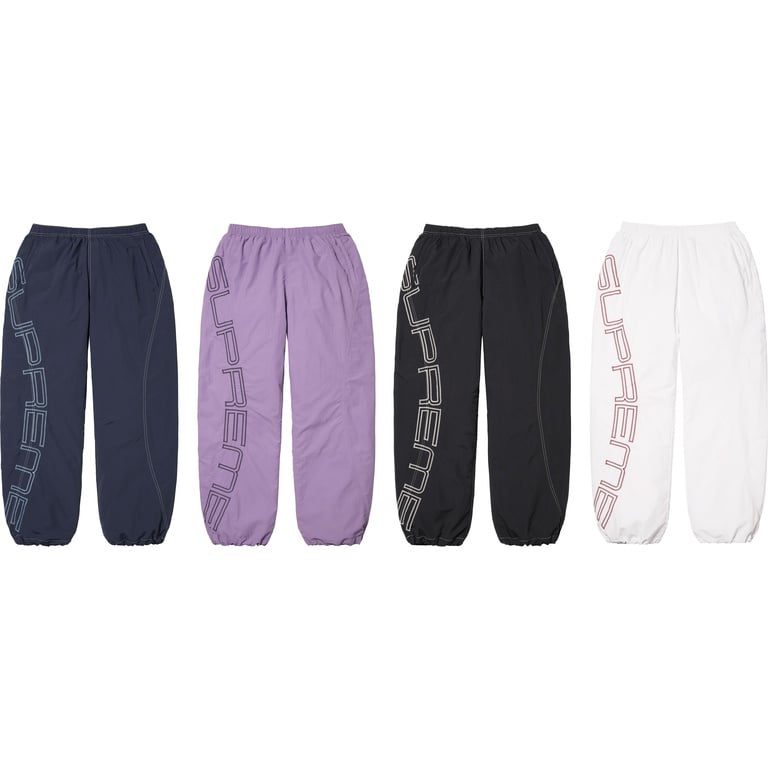Supreme Spellout Embroidered Track Pant (spring/summer 2025) - $148.00