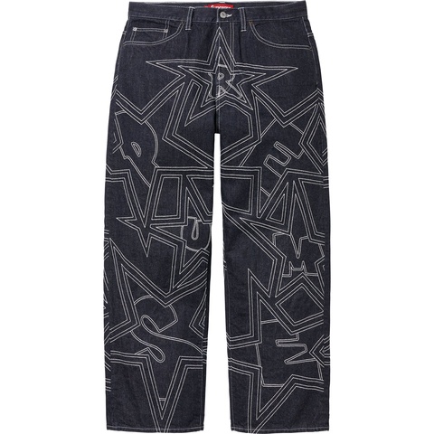 Stars Topstitch Baggy Jean - spring/summer 2025 - Supreme
