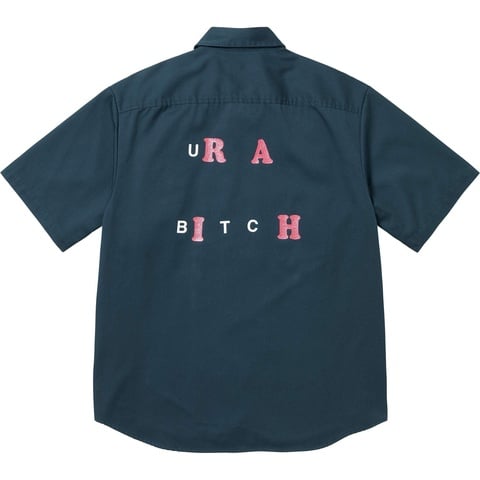 Supreme Bitch S/S Work Shirt - Navy