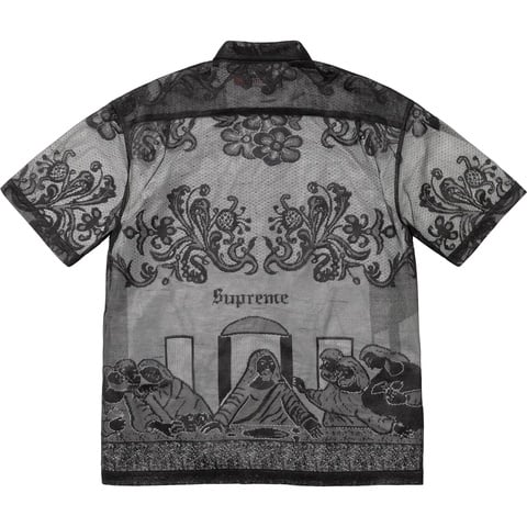 Supreme Last Supper Lace S/S Shirt - Black