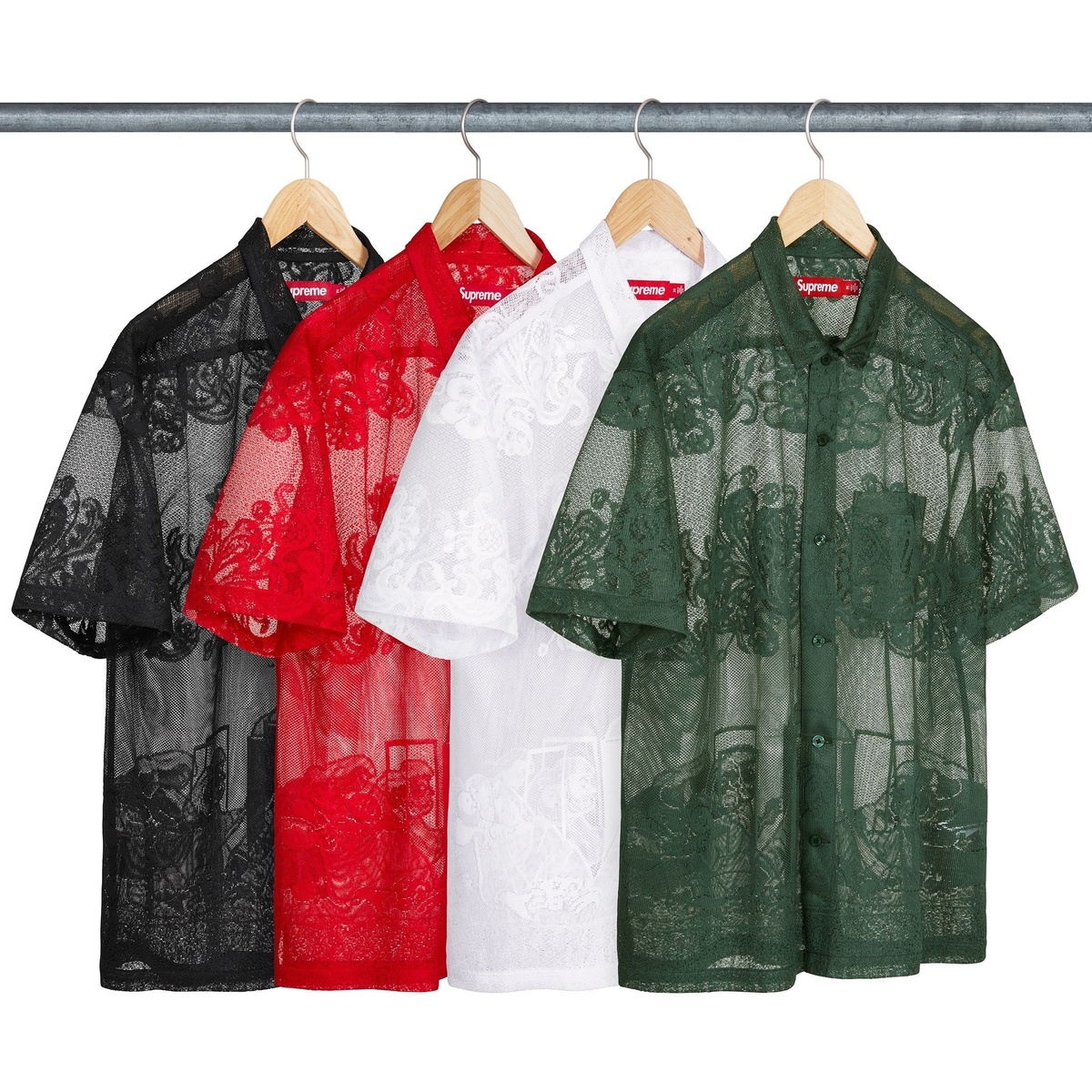 Last Supper Lace S/S Shirt - spring/summer 2025 - Supreme