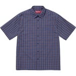 Supreme Mini Plaid S S Shirt (SS25) - Blue