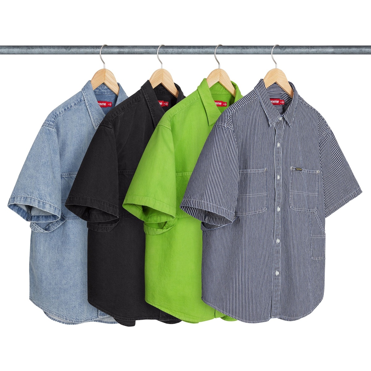 Loose Fit S/S Denim Painter Shirt - Supreme