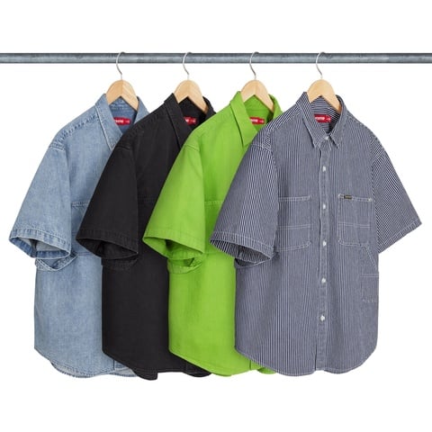 Loose Fit S/S Denim Painter Shirt - Supreme