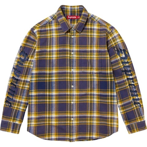 Old English Plaid Flannel Shirt - Supreme
