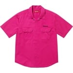Supreme Rhinestone Pin Up S S Work Shirt (SS25) - Fuchsia
