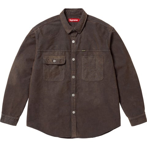 トップス 25ss supreme Washed Corduroy Shirt Washed Corduroy Shirt - spring/summer 2025 - Supreme