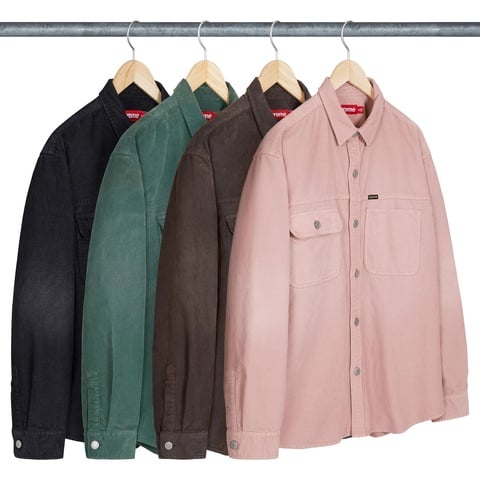 Washed Corduroy Shirt - spring/summer 2025 - Supreme