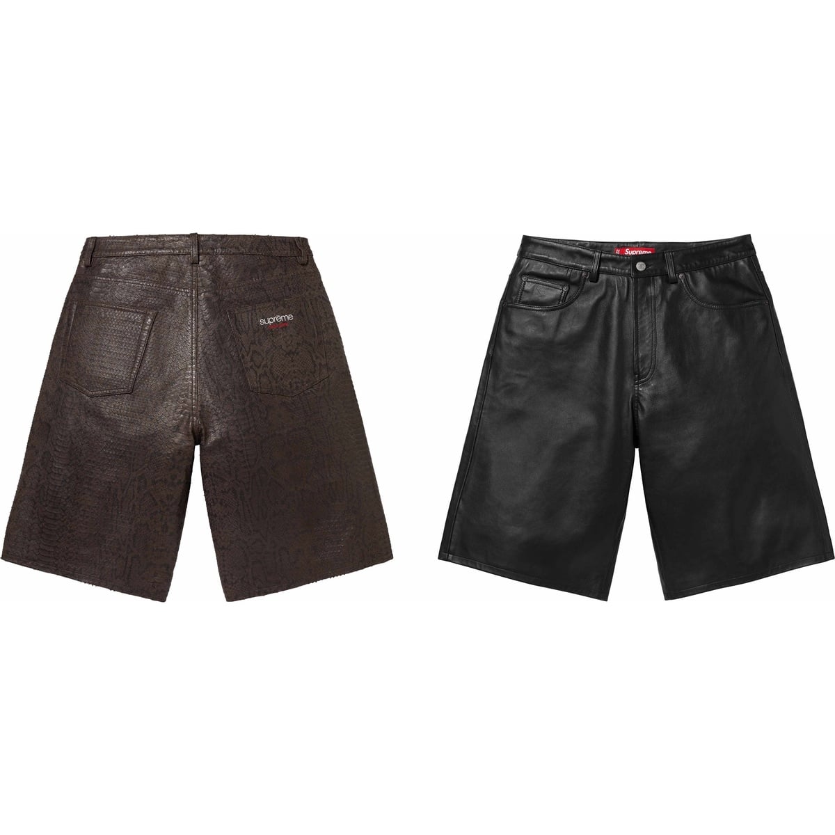 Baggy Leather Short - spring/summer 2025 - SupremeCommunity