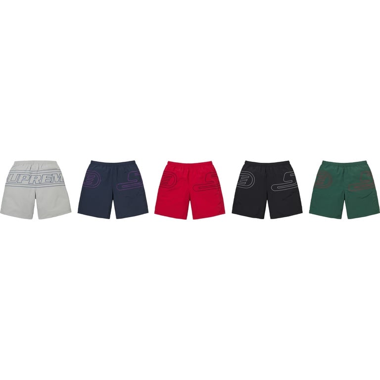 Supreme Big Logo Nylon Short (spring/summer 2025) - $110.00