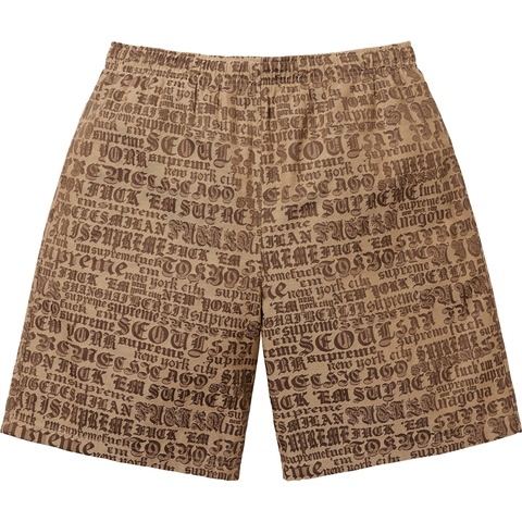 Cities Jacquard Short - spring/summer 2025 - Supreme
