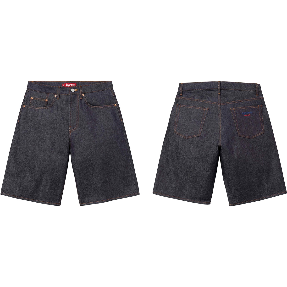Rigid Baggy Selvedge Denim Short - SupremeCommunity