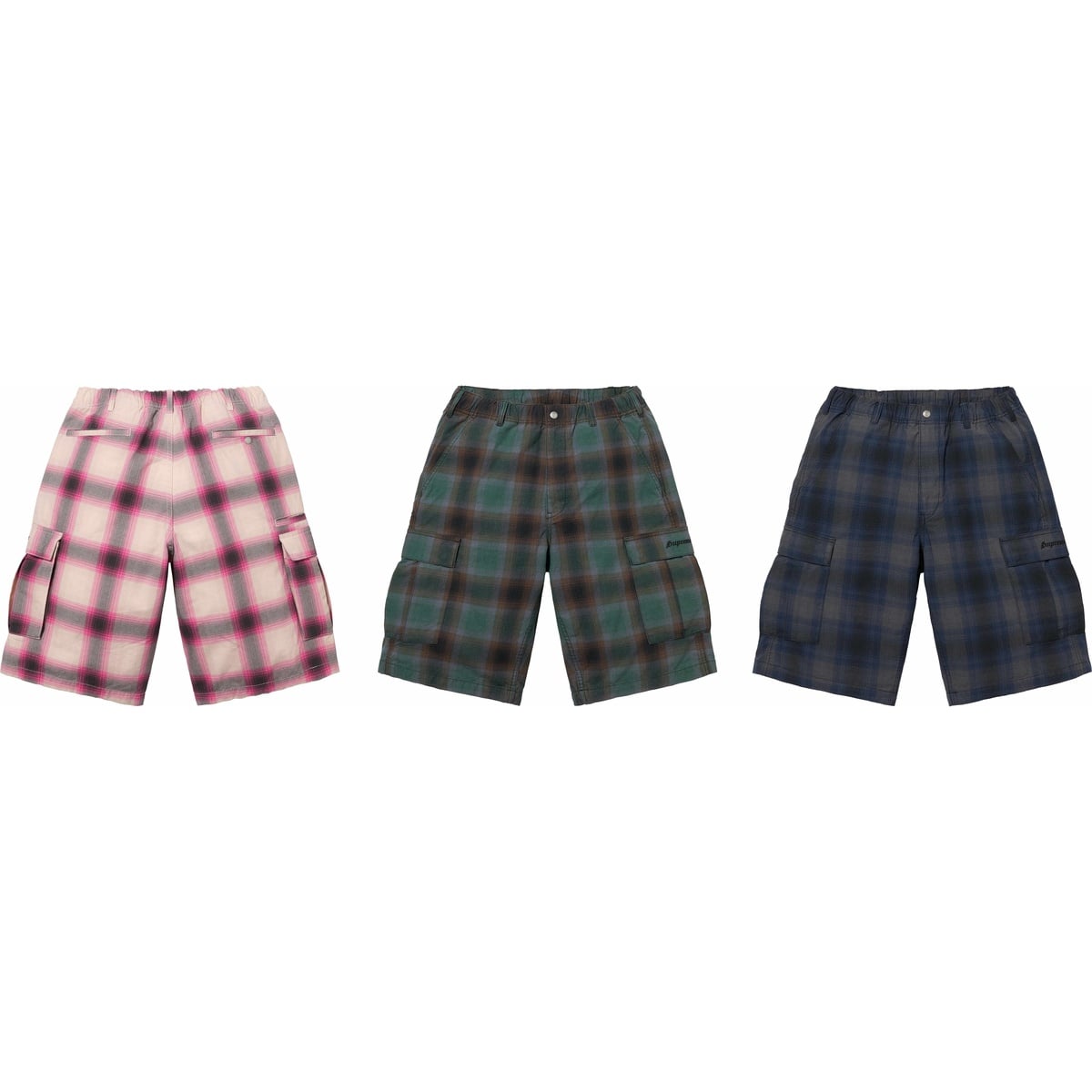 Shadow Plaid Cargo Short - SupremeCommunity