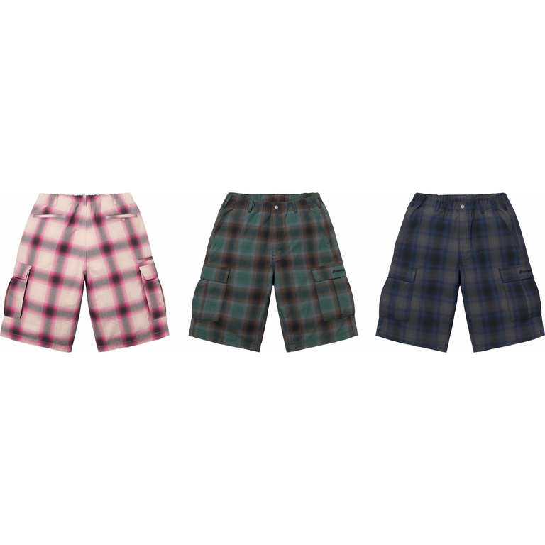 Supreme Shadow Plaid Cargo Short (spring/summer 2025) - $138.00