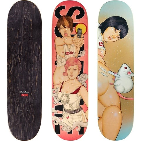 Supreme/Aphex Twin Come To Daddy Skateboard (Set of 3) - Supreme