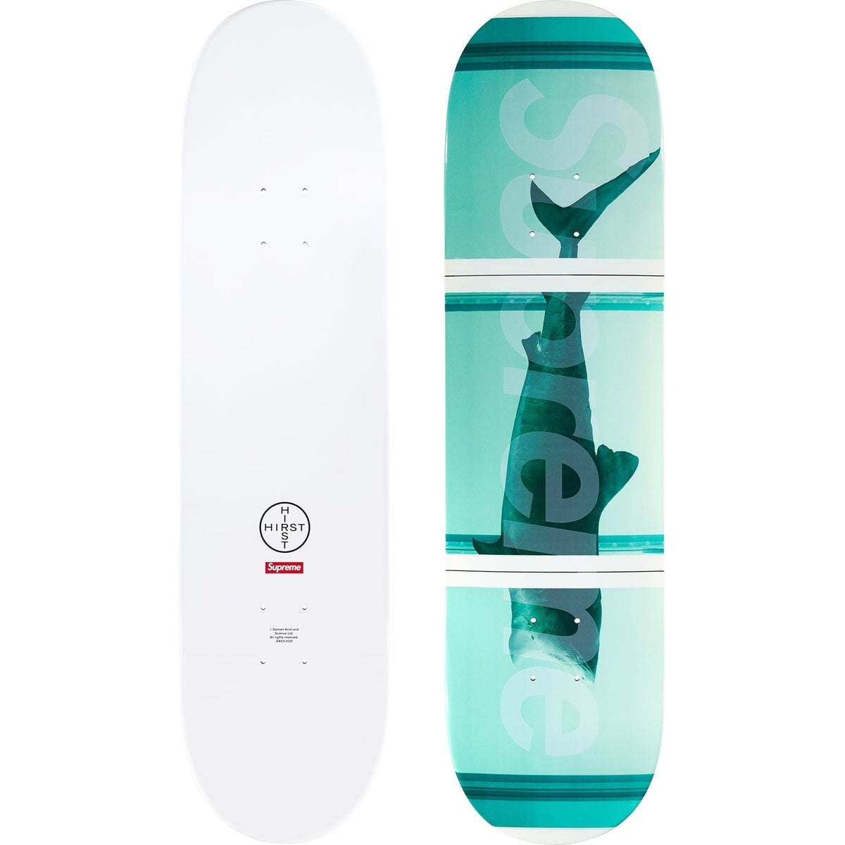Supreme/Damien Hirst Shark Skateboard - SupremeCommunity