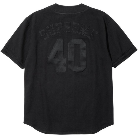 Supreme/40 Acres Twill Baseball Jersey - Supreme