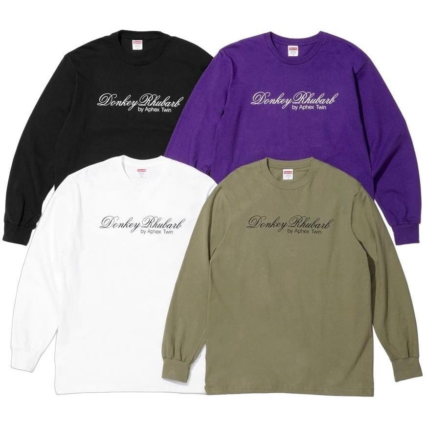 Supreme/Aphex Twin Donkey Rhubarb L/S Tee - SupremeCommunity