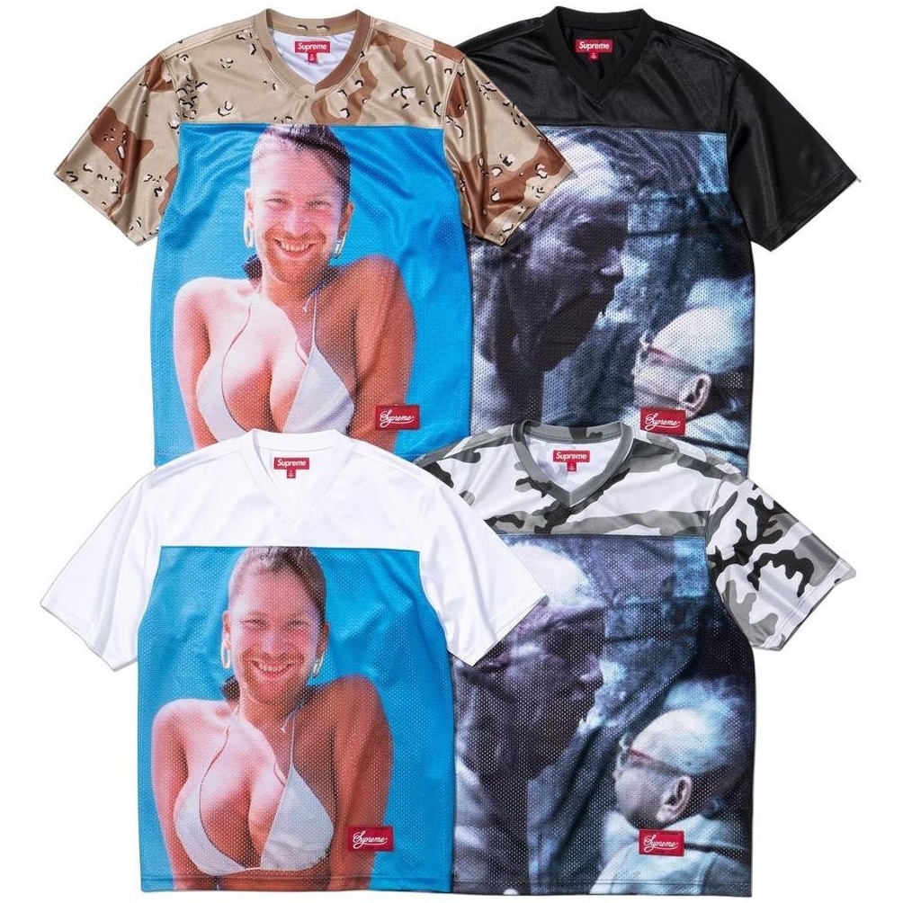 Supreme Supreme/Aphex Twin Football Jersey (spring/summer 2025) - $118.00