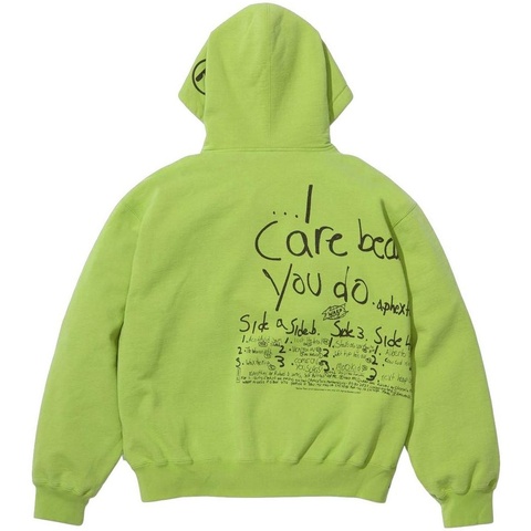 Supreme/Aphex Twin Zip Up Hooded Sweatshirt - Supreme Supreme/Aphex Twin Zip Up Hooded Sweatshirt - Supreme