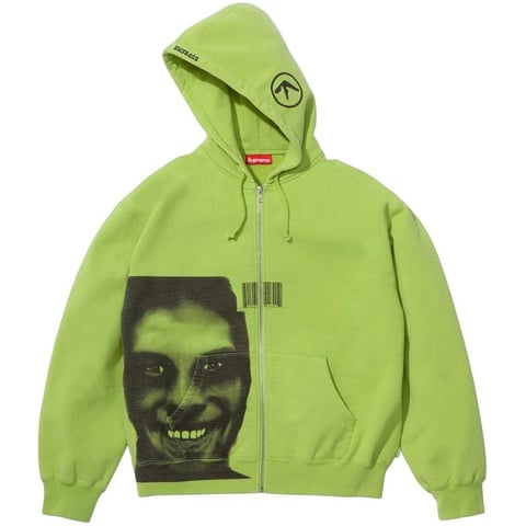 Supreme/Aphex Twin Zip Up Hooded Sweatshirt - Supreme