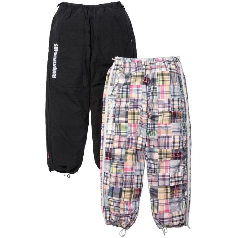 Supreme Supreme®/GOODENOUGH Patchwork Madras Full Zip Track Pant (spring/summer 2025) - $268.00