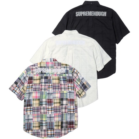 トップス Supreme GOODENOUGH Patchwork Shirt L Supreme®/GOODENOUGH Patchwork Madras S/S Shirt - Supreme