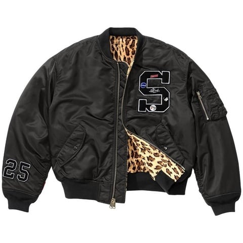 ジャケット・アウター Supreme goodenough MA-1 Black XL Supreme GOODENOUGH Reversible MA-1 Black | Hype Clothinga