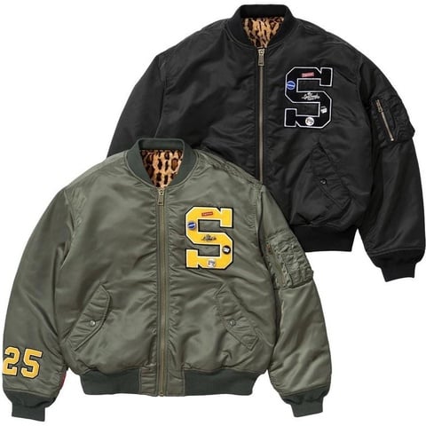 ジャケット・アウター Supreme goodenough MA-1 Black XL Supreme®/GOODENOUGH Reversible MA-1 - Supreme