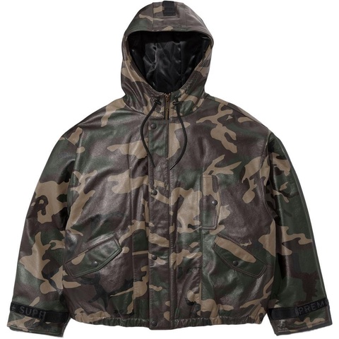 Supreme Supreme®/Marithé + François Girbaud Hooded Leather Flight Bomber Jacket - Colorway