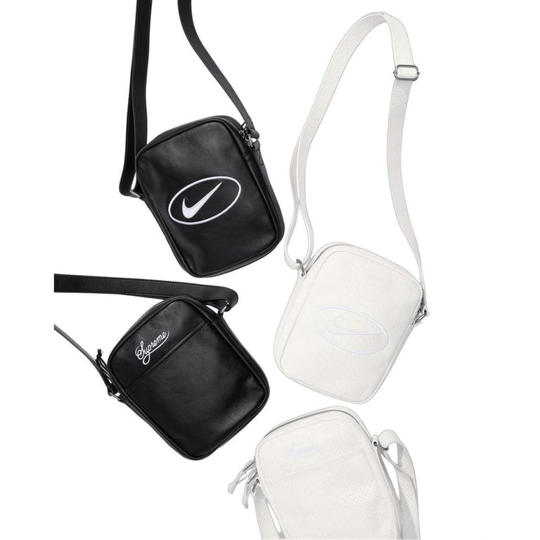 Supreme Supreme®/Nike® Leather Shoulder Bag (spring/summer 2025) - $88.00