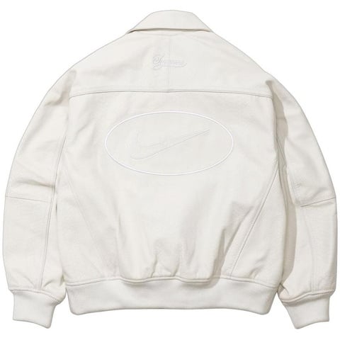 Supreme®/Nike® Leather Varsity Jacket - Supreme