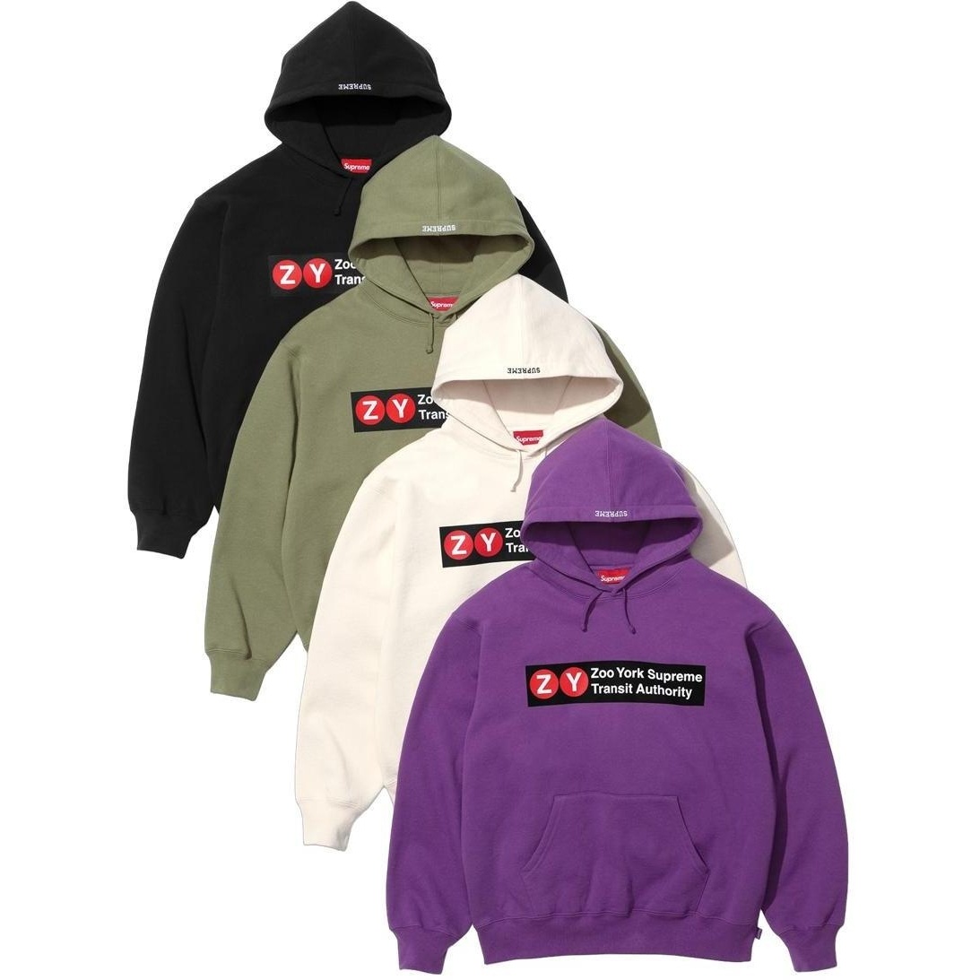 Supreme Supreme/Zoo York Hooded Sweatshirt (spring/summer 2025) - $168.00