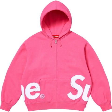 Big Logo Zip Up Hooded Sweatshirt - Supreme