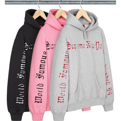 Contrast Cutout Hooded Sweatshirt - Supreme
