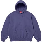 Supreme Frayed Hooded Sweatshirt (SS25) - Washed Navy