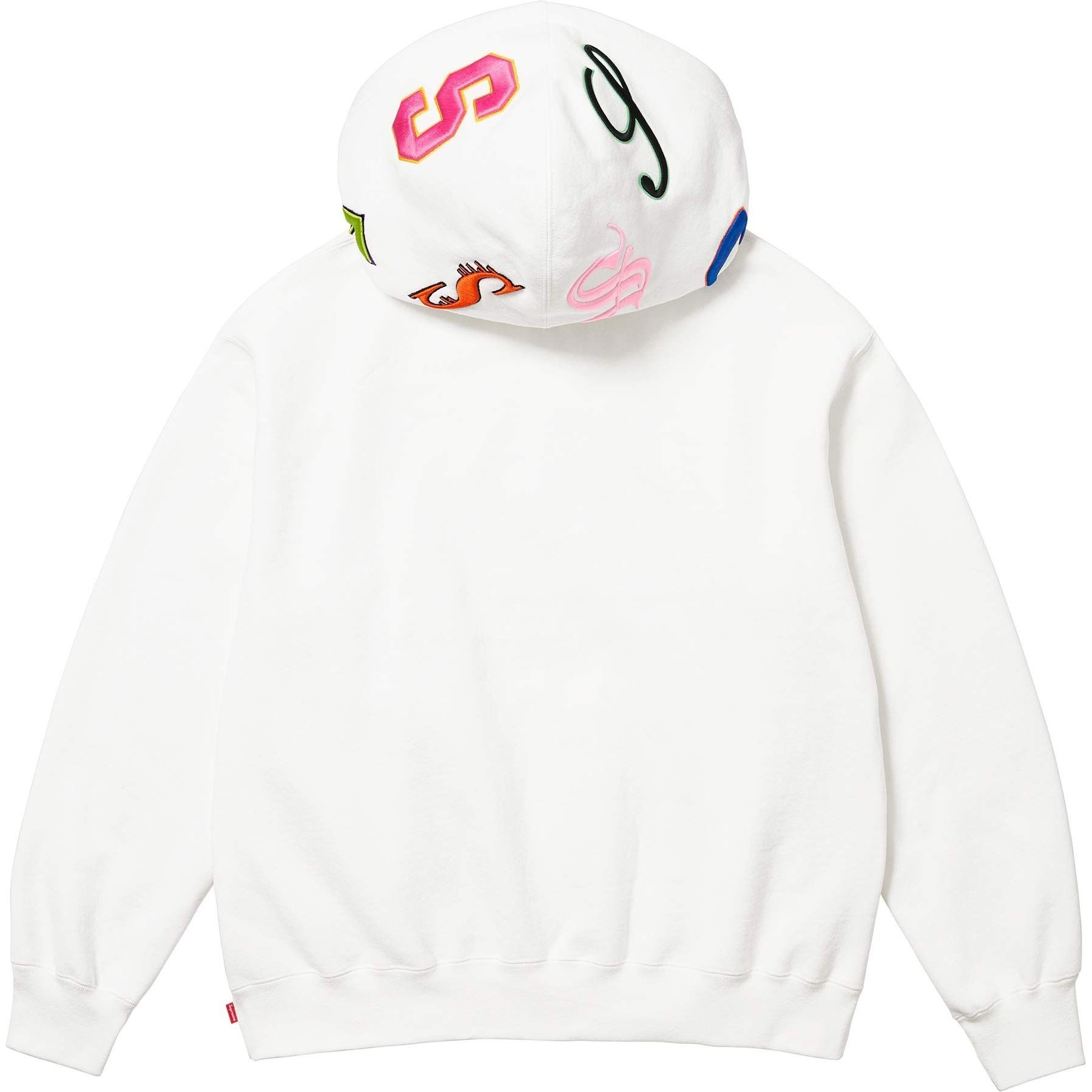 Supreme Multi S Logo Hooded Sweatshirt (SS25) - White - $168
