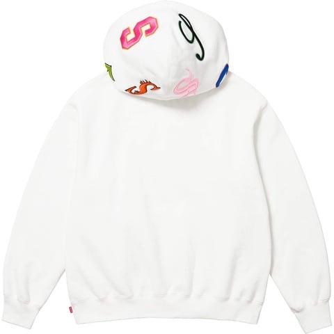 Supreme Multi S Logo Hooded Sweatshirt - White